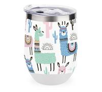 Tazza da scrivania in acciaio inox 304 con lama e alpaca, coperchio a prova di perdite per uso alimentare, base antiscivolo, elegante tazza termica per ufficio, studio e come regalo.