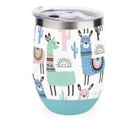 Tazza da scrivania in acciaio inox 304 con lama e alpaca, coperchio a prova di perdite per uso alimentare, base antiscivolo, elegante tazza termica per ufficio, studio e come regalo.