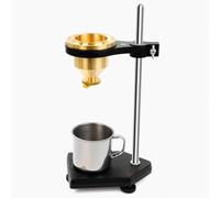 Tazza da tavolo, supporto regolabile in altezza, tazza di flusso in ottone, per rivestimento, inchiostro, misurazione della viscosità delle vernici