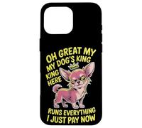 Tazza da tè amante dei cani donne uomini carino piccolo razza Sassy Pet Humor Custodia per iPhone 16 Pro Max