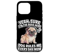 Tazza da tè amante dei cani donne uomini carino piccolo razza Sassy Pet Humor Custodia per iPhone 16 Pro Max