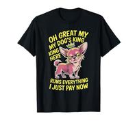Tazza da tè amante dei cani donne uomini carino piccolo razza Sassy Pet Humor Maglietta
