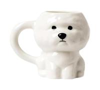 Tazza da tè con animali - dolce cane | Tazza in ceramica 3D 340 ml tazza per cani per padri mamme donne uomini amanti della casa