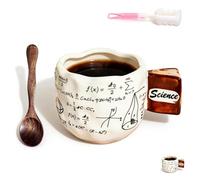 Tazza da tè con formule matematiche, tazza da caffè in ceramica con manico, divertente tazza per colleghi, ingegneri, ufficio, regalo (1 pezzo)