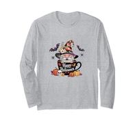Tazza da tè con Gnomo di Halloween con Cappello da Strega Maglia a Manica