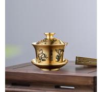 Tazza da tè e piattino Kung Fu tradizionale creativo per la cucina, il