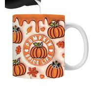 Tazza da tè in ceramica per Halloween, con motivo di, 12 oz Creative Hot Cocoa Mugs in ceramica per bevande calde o fredde