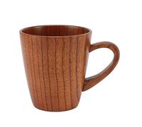 Tazza da Tè in Legno Giapponese Tazza da Caffè a Capacità Multipla con Manico, Tazza da Vino per Bere Latte, Birra, Decorazione(Un pacco)