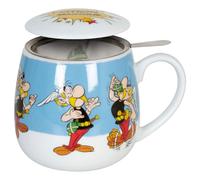 Tazza da tè in porcellana con filtro Könitz Asterix e Obelix (Pozione magica)