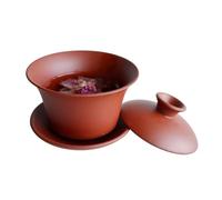 Tazza da tè Kungfu Zisha rosso marrone 130 ml Yixing Cup (rosso)