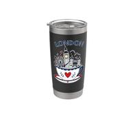 Tazza da tè Londra Big Ben Regno Unito carino souvenir da viaggio Bicchiere termico in acciaio inox doppia parete