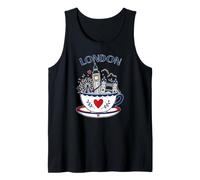Tazza da tè Londra Big Ben Regno Unito Carino Souvenir da Viaggio Canotta