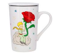 Tazza da tè XL in porcellana con filtro Kiub Il piccolo principe e la...