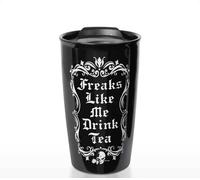 Tazza da Viaggio Ceramica Doppia Parete Alchemy England MRDWM7 Freaks Like me Dr