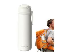 Tazza da viaggio con infusore per tè, 600 ml, bottiglia termica portatile con filtro magnetico, in acciaio, per tè sfuso e freddo, con magnetica, separazione tra acqua e tè