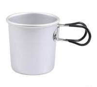 Tazza da viaggio in lega di alluminio 150ml maniglia pieghevole