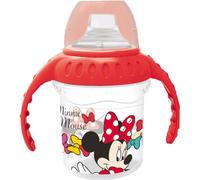 Tazza da viaggio Minnie 230 ml bambini con beccuccio e manici - BPA Free