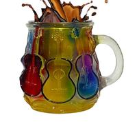 Tazza da viaggio per chitarra - Tazza da viaggio | Regalo artistico per gli amanti della musica, insegnanti e collezionisti - ideale per tutti i giorni, Natale, compleanni, vacanze e anniversari