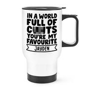 Tazza Da Viaggio Personalizzata In Un Mondo Pieno Di Cnts
