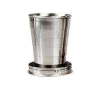 Tazza da viaggio pieghevole immacolata in acqua di qualità alimentare, per esterni, per escursioni, mangiare, resistente al calore, formato tascabile, facile da trasportare, flessibile per viaggiare