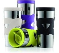 Tazza da viaggio termica BODUM - Acciaio inossidabile a doppia parete - Coperchio a vite ermetico - 0,35 l - Nero