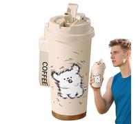 Tazza d'acqua isolata - 500 ml di bevanda termica in acciaio inox | Flash da caffè a doppia parete, bottiglia di tè da viaggio alla prova, portabottiglie a freddo, tazza di idratazione Eco, thermoss