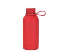 Tazza d'acqua portatile per auto, anelli di sollevamento, bottiglia in acciaio inox, piccola bocca, per sport all'aria aperta, portatile, isolata, portatile, per viaggi e campeggio