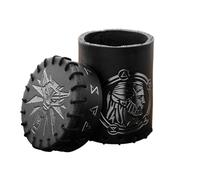 Tazza dadi in pelle The Witcher Geralt con opere d'arte in rilievo - licenza ...