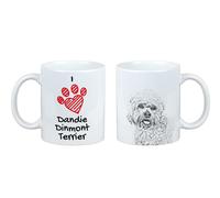 Tazza Dandie Dinmont Terrier Con Cane Io Amo Art-Dog