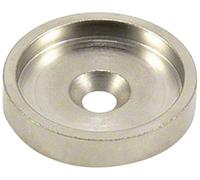 Tazza Del Custode In Acciaio Dolce Per Pentola E Magnete Contarsunk - 35mm Di Diametro - Labbro Pieno