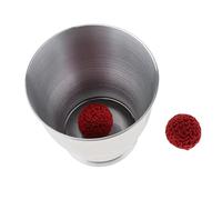 Tazza di alluminio della bocca larga della tazza e delle palle Close Up Magic Props accessorio