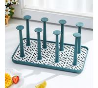 Tazza di asciugatura bicchiere di vetro di drenaggio tazza portatile e