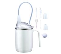 Tazza di banderuola per adulti - tazze non versate | Coppe di alimentazione per anziani con coperchi | Tazza di consumo di alcol a prova di cannuccia per pazienti disabili