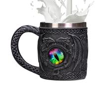 Tazza di birra Dragon, tazza di caffè Dragon | Tank di birra medievale,Dungeons Dragon's Eye Beer Tankard, tazze da uomo nordico e celtico per gli amanti dei draghi collector