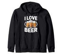 Tazza di birra I Love Cheers Brewery Humor Felpa con Cappuccio