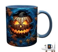 Tazza Di Caffè Di Halloween | 400 Ml Di Tazza Di Ceramica Di Halloween Con Manico | Coppa Divertente Come Oggetti Di Scena Di Una Macchina Fotografica, Bere Tazze Per Caffè, Tè O Cioccolata Calda A Ca