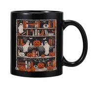 Tazza Di Caffè Di halloweenn - Tazza Da Cranio Da 400 Ml Di Zucca | Nave Ceramica Con Decorazione Fantasma, Media Capacità, Smalto Morbido E Spettrale In Disaccordo, Accessorio Per Bere Tè C