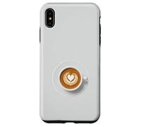 Tazza di Caffè Divertente Cibo Cartoon Drink Custodia per iPhone XS Max