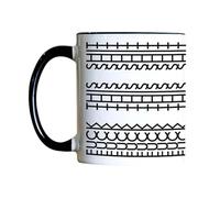 Tazza di caffè in ceramica Messaggio nascosto Tazza Tazze da tè Microwave Sicurezza Bevande Moderno Amante del Caffè Tazza Regalo