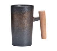 Tazza Di Caffè In Ceramica - Tazza | Tazza Da Bere 220 Ml | Tazza Artistico Con Manico In Legno Per Cerimonia Tè Colazione Ristorante Diner Coffee Brewing | Tazza Di Ceramica Tazza Di Tè Tazza