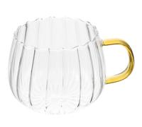 Tazza di caffè in tazza di colazione trasparente tazza di bevuta con