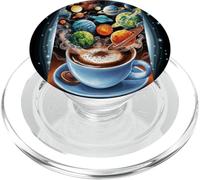 Tazza di caffè Planetary System Planets Galaxy Fantascienza Alien Fans PopSockets PopGrip per MagSafe