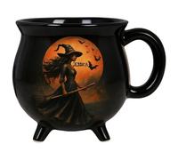 Tazza di calderone - 350 ml di cauldron pentola | Tazze da caffè di Halloween, tazze in ceramica gatto di grande capacità | Coppa di bevande calde decorative, vaso per arredamento per streghe g