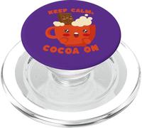 Tazza di cioccolata calda Keep Calm Cocoa On Cute PopSockets PopGrip per MagSafe