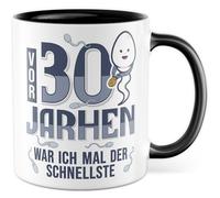 Tazza di compleanno regalo 30 anni fa ero il più veloce, tazza da caffè 30 anni uomo umorismo collega amico, idea regalo lavoro ufficio tazza caffè