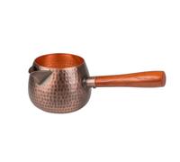 Tazza di Giustizia Stile Trizionale, Rame Rosso Martellato, Coppa Per Tè Con Beccuccio A, 300 Ml