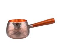 Tazza di Giustizia Stile Trizionale, Rame Rosso Martellato, Coppa Per Tè Con Beccuccio A, 400 Ml