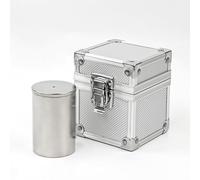 Tazza di gravità specifica, strumento di misurazione della densità dei liquidi in acciaio inossidabile con scatola di stoccaggio, test accurati per uso in laboratorio