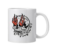 Tazza Di Halloween - Tazza Di Caffè In Ceramica Con Motivo Teschio | Tutto Va bene Tazza Da Bere | Tazza Da Caffè Terrore Raccapricciante | Tazze Gotiche Di Halloween | Tazze Di Cacao Calde Per
