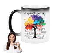 Tazza di matrigna - Tazza di mamma in ceramica con stampa di lettere | Miglior tazza di mamma mamma tazza di caffè in ceramica di colore mutevole per mamma mamma madre
